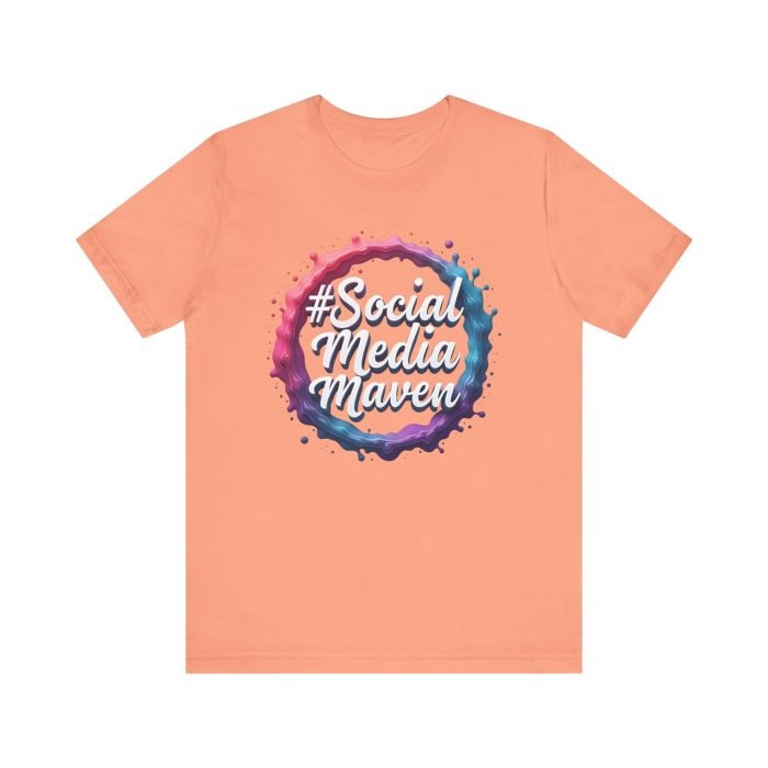 #SocialMediaMaven Unisex Jersey Tee - Perfect for Influencers & Creators - Image 15