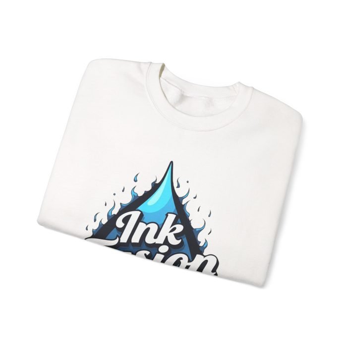 Ink Fusion Crewneck Sweatshirt - Unisex Heavy Blend™ - Image 3