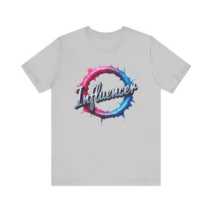 #Influencer Short Sleeve Tee - Perfect for Creators & Trendsetters - Image 9