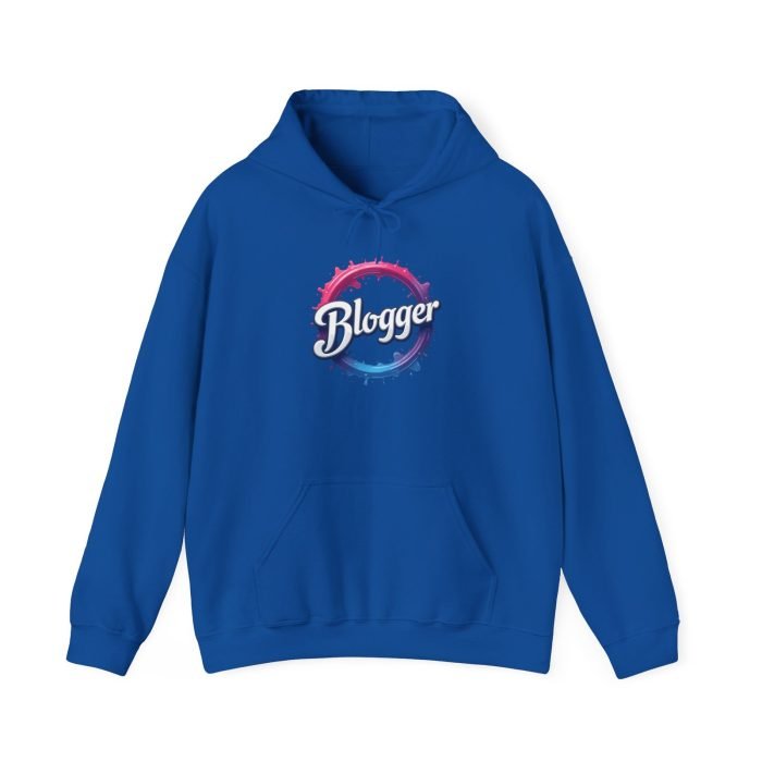 #Blogger Hooded Sweatshirt - Cozy Unisex Pullover for Creatives - Image 16