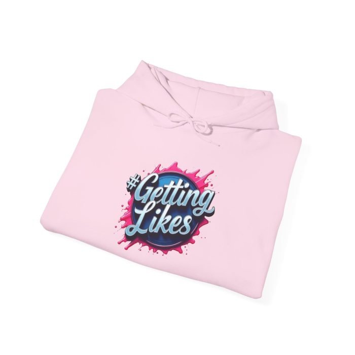 #Getting Likes Hoodie - Unisex Heavy Blend Sweatshirt for Social Media Lovers - Image 3