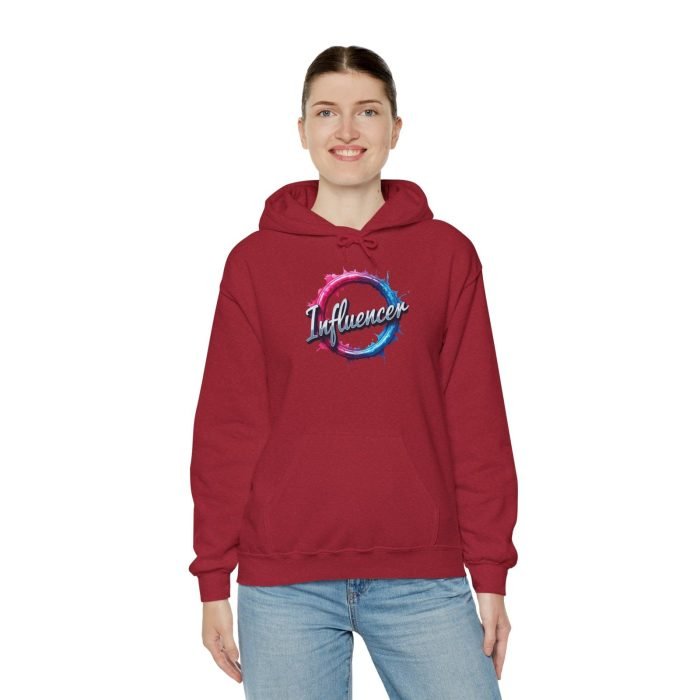 #Influencer Themed Unisex Heavy Blend Hoodie - Image 4