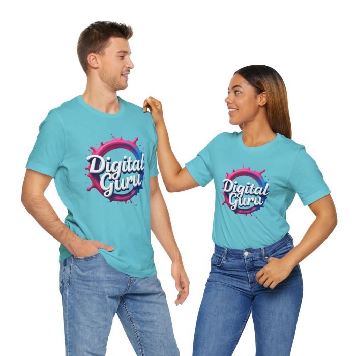 #Digital Guru Unisex Jersey Tee - Creative, Casual Style for Tech Enthusiasts - Image 4