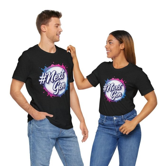 #NextGen Unisex Jersey Tee - Youthful Vibe for Everyday Comfort - Image 4