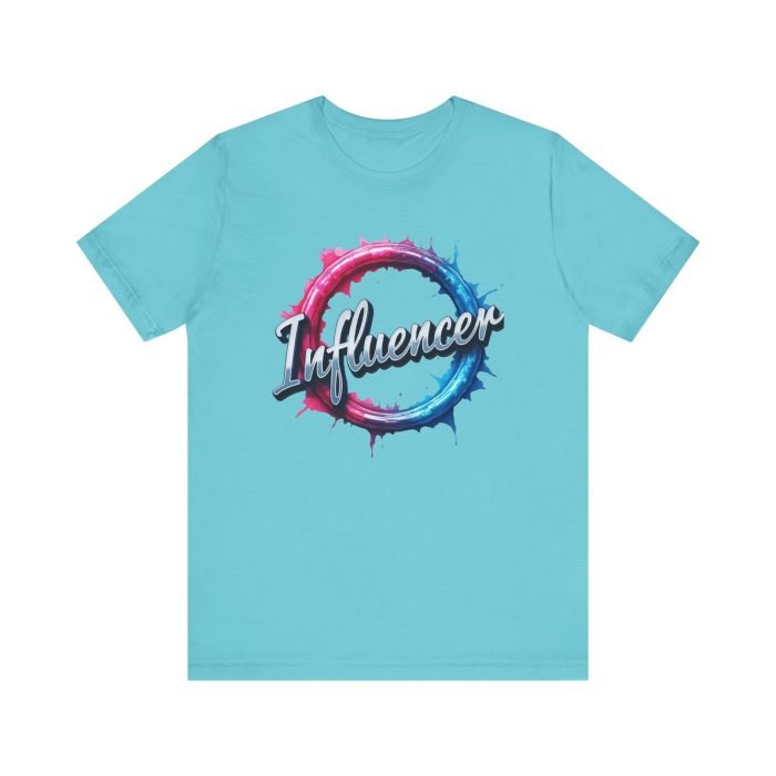 #Influencer Short Sleeve Tee - Perfect for Creators & Trendsetters - Image 21
