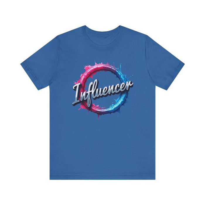 #Influencer Short Sleeve Tee - Perfect for Creators & Trendsetters - Image 23