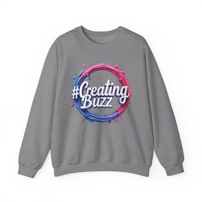 #Creating Buzz Crewneck Sweatshirt | Unisex Heavy Blend™ - Image 16