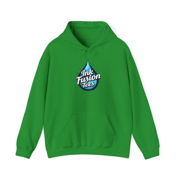 Ink Fusion Tees Logo Unisex Hooded Sweatshirt - Cozy Streetwear, Unique Graphic Hoodie, Perfect Gift, Casual Wear for All, Great for [...] - Image 16