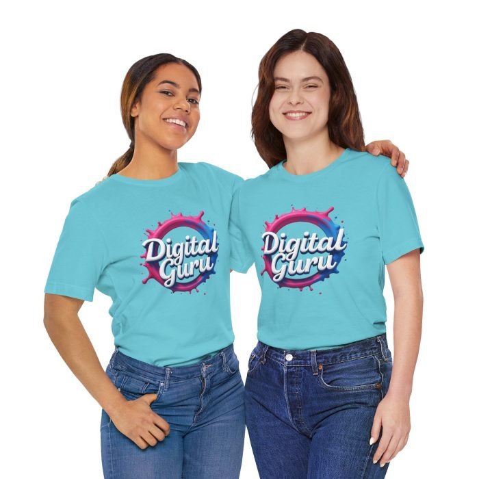 #Digital Guru Unisex Jersey Tee - Creative, Casual Style for Tech Enthusiasts - Image 5
