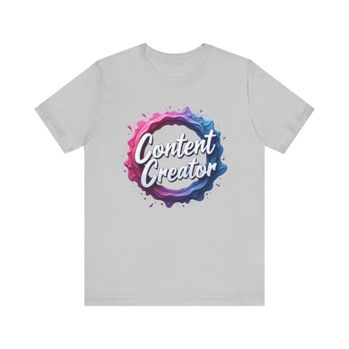#Content Creator Unisex Tee - Stylish Graphic Shirt for Creators & Influencers - Image 9