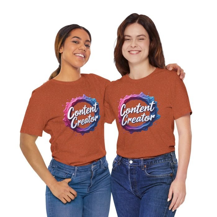 #Content Creator Unisex Tee - Stylish Graphic Shirt for Creators & Influencers - Image 5