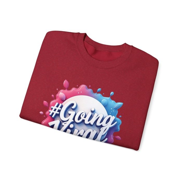 #GoingViral Unisex Heavy Blend™ Crewneck Sweatshirt - Trendy & Comfortable - Image 3