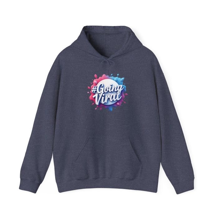 #GoingViral Unisex Hoodie - Trendy Heavy Blend Sweatshirt for Social Media Lovers - Image 14