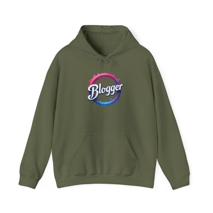 #Blogger Hooded Sweatshirt - Cozy Unisex Pullover for Creatives - Image 12
