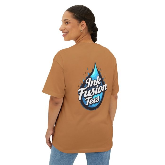 Unisex Oversized Boxy Tee - Trendy Graphic Tee with Ink Fusion Design - Image 20