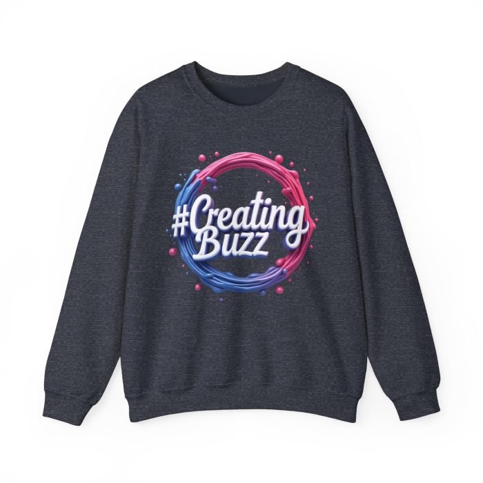 #Creating Buzz Crewneck Sweatshirt | Unisex Heavy Blend™ - Image 18