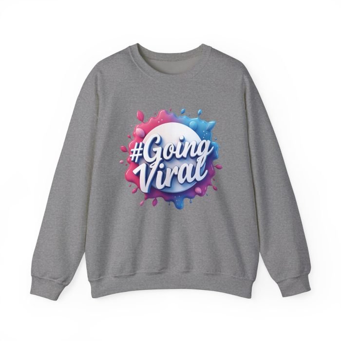 #GoingViral Unisex Heavy Blend™ Crewneck Sweatshirt - Trendy & Comfortable - Image 16