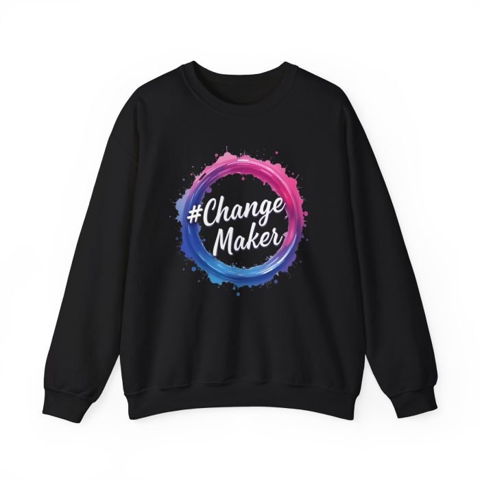 #ChangeMaker Unisex Crewneck Sweatshirt - Inspirational & Comfortable Fashion - Image 10