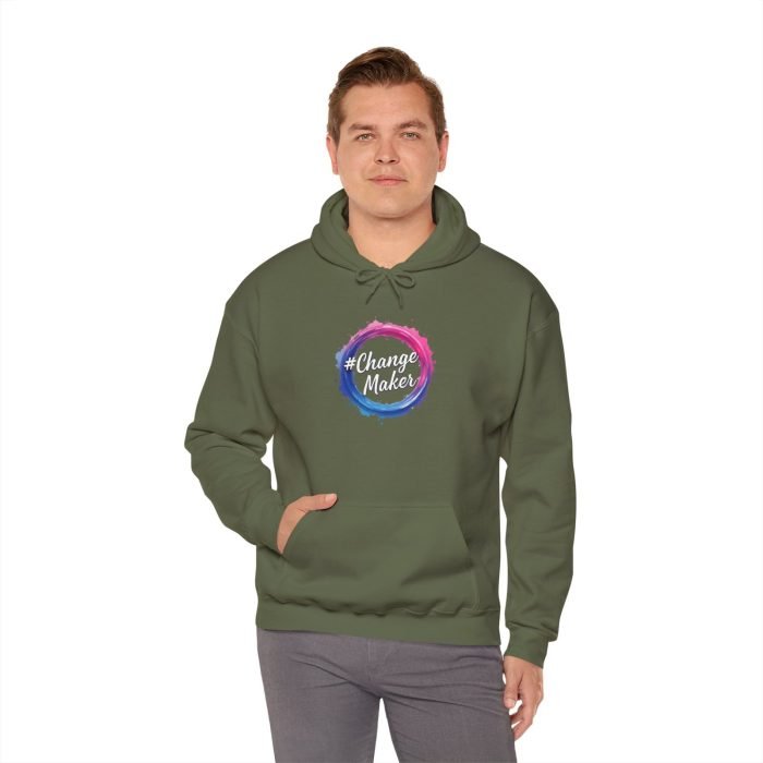 #Change Maker Unisex Heavy Blend™ Hooded Sweatshirt - Image 5