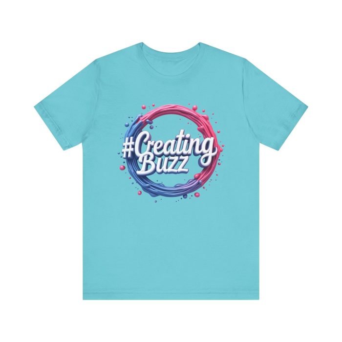 #Creating Buzz Unisex Jersey Tee - Stylish & Vibrant Design for Creative Enthusiasts - Image 19