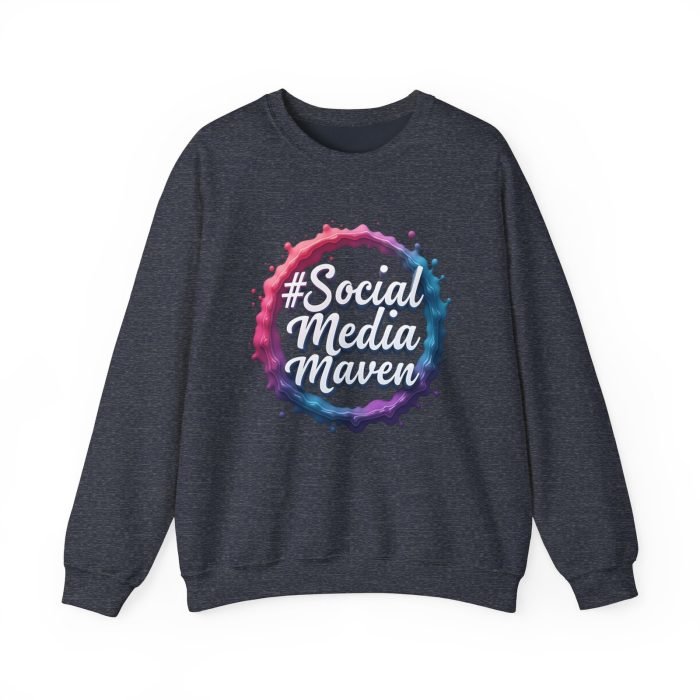 #SocialMediaMaven Crewneck Sweatshirt - Cozy Unisex Fashion for Influencers