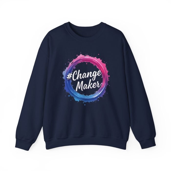 #ChangeMaker Unisex Crewneck Sweatshirt - Inspirational & Comfortable Fashion - Image 20