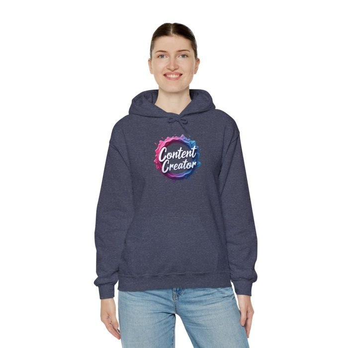 #Content Creator Hoodie - Unisex Heavy Blend Sweatshirt - Image 4