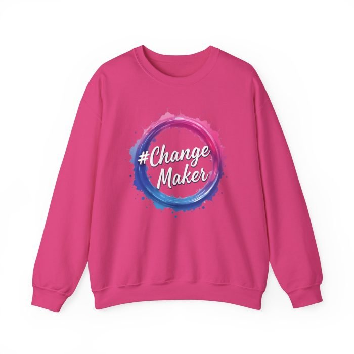 #ChangeMaker Unisex Crewneck Sweatshirt - Inspirational & Comfortable Fashion - Image 24