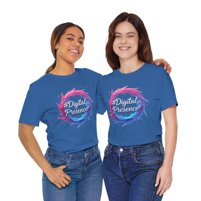 #DigitalPresence Unisex Short Sleeve Tee - Trendy & Comfortable Graphic T-Shirt - Image 5
