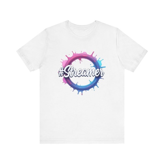 #Streamer Unisex Jersey Tee - Cool Casual Wear for Gamers & Creators - Image 7