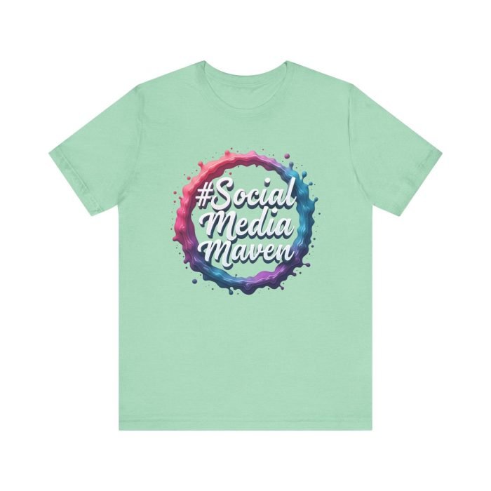 #SocialMediaMaven Unisex Jersey Tee - Perfect for Influencers & Creators - Image 17
