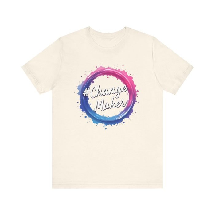 #ChangeMaker Unisex Jersey T-Shirt - Empowering Short Sleeve Tee for Change Makers - Image 13