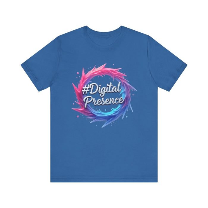 #DigitalPresence Unisex Short Sleeve Tee - Trendy & Comfortable Graphic T-Shirt