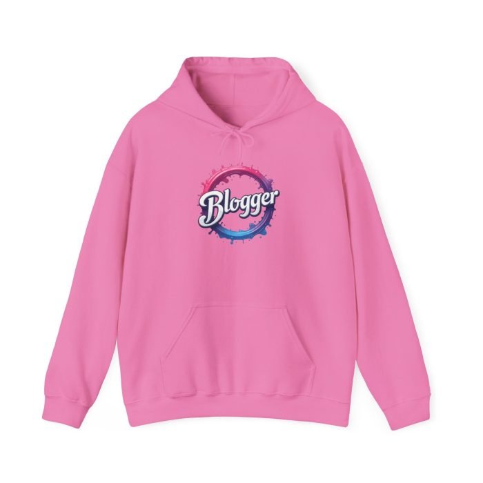 #Blogger Hooded Sweatshirt - Cozy Unisex Pullover for Creatives - Image 24
