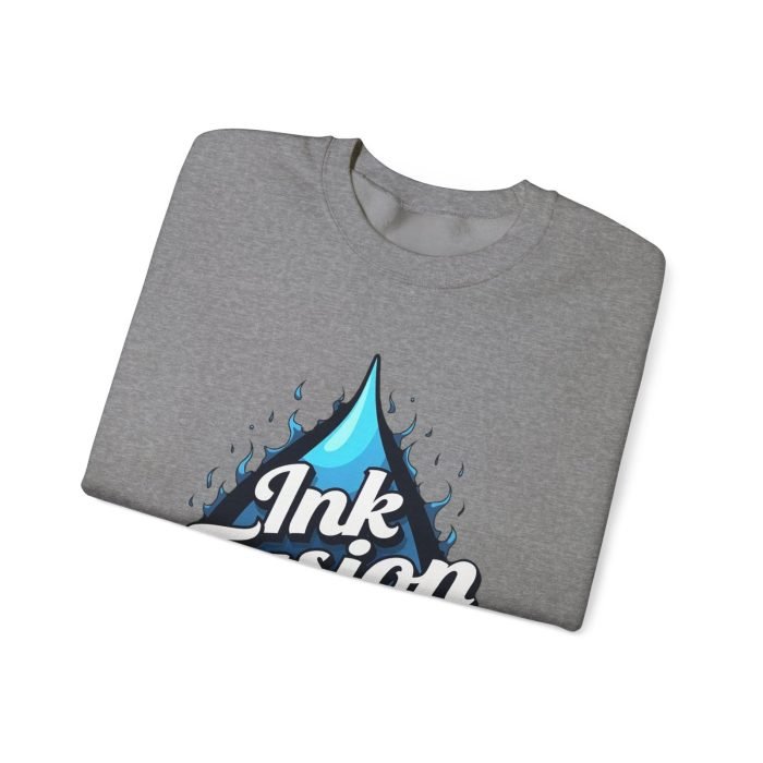 Ink Fusion Logo Crewneck Sweatshirt - Comfortable Unisex Style - Image 3