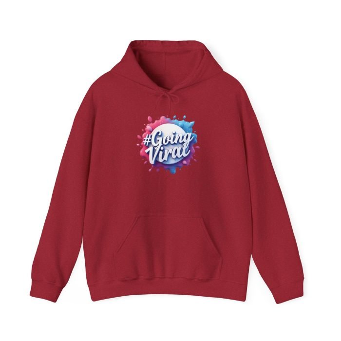 #GoingViral Unisex Hoodie - Trendy Heavy Blend Sweatshirt for Social Media Lovers - Image 26