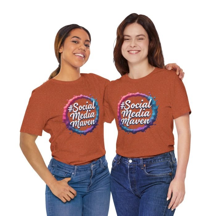 #SocialMediaMaven Unisex Jersey Tee - Perfect for Influencers & Creators - Image 5