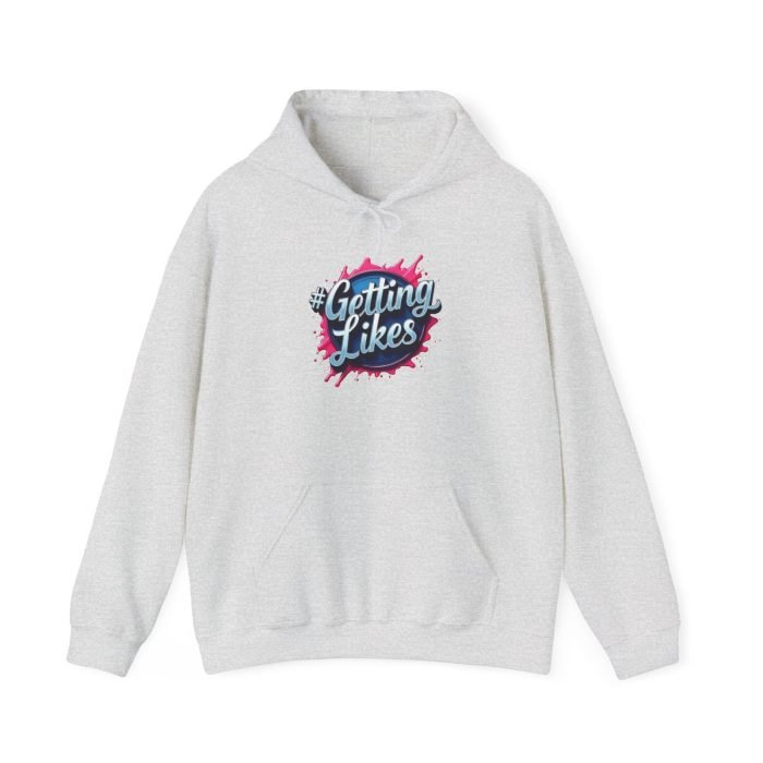 #Getting Likes Hoodie - Unisex Heavy Blend Sweatshirt for Social Media Lovers - Image 8