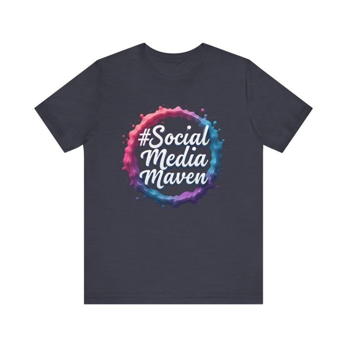 #SocialMediaMaven Unisex Jersey Tee - Perfect for Influencers & Creators - Image 25