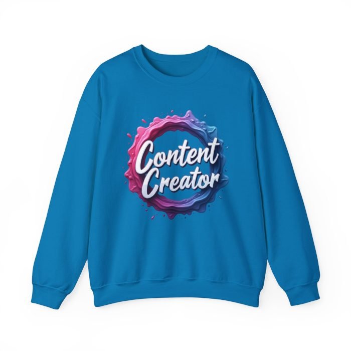 #Content Creator Crewneck Sweatshirt - Comfortable Fashion for Creatives - Image 18