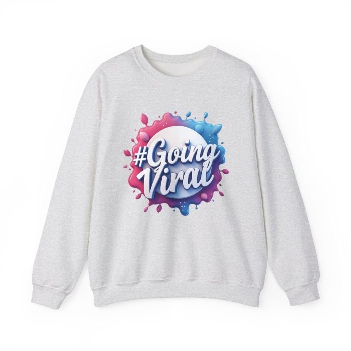 #GoingViral Unisex Heavy Blend™ Crewneck Sweatshirt - Trendy & Comfortable - Image 8