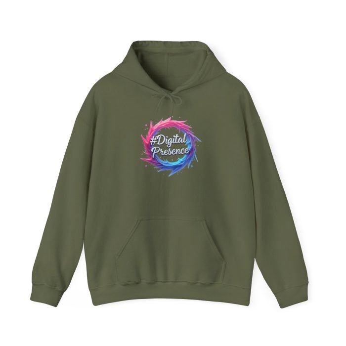#Digital Presence Hoodie - Unisex Heavy Blend™ Sweatshirt - Image 14
