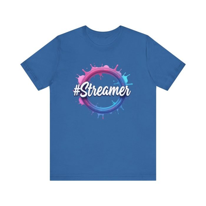 #Streamer Unisex Jersey Tee - Cool Casual Wear for Gamers & Creators - Image 21