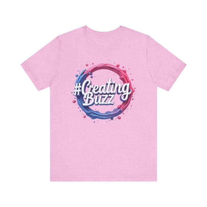 #Creating Buzz Unisex Jersey Tee - Stylish & Vibrant Design for Creative Enthusiasts - Image 27