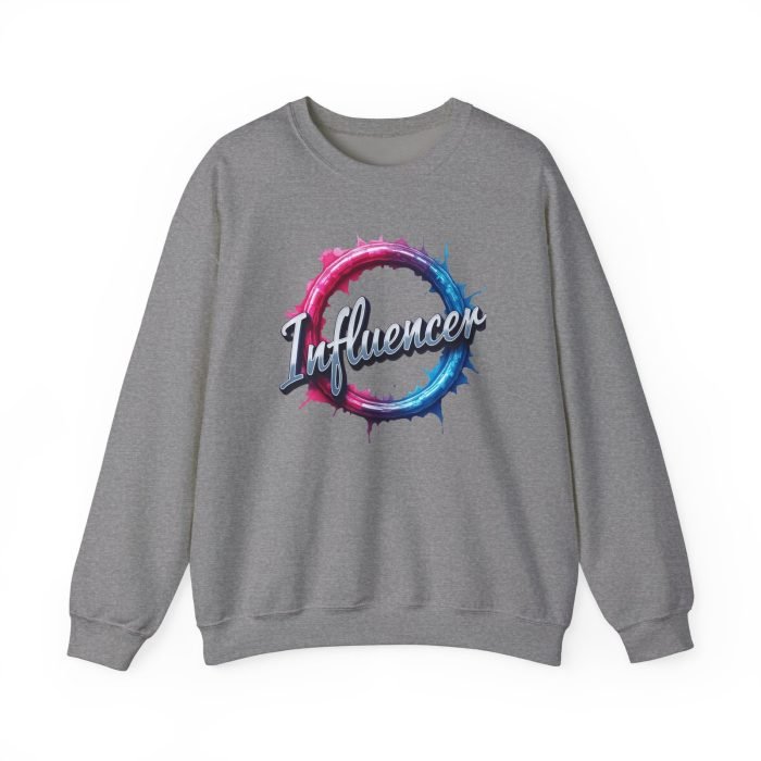 #Influencer Crewneck Sweatshirt | Trendy Unisex Heavy Blend - Image 14