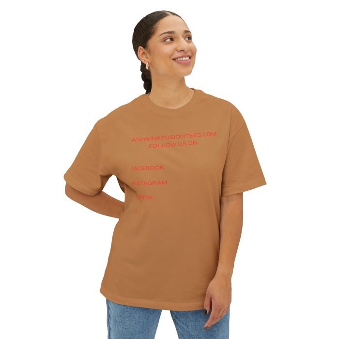 Unisex Oversized Boxy Tee - Trendy Graphic Tee with Ink Fusion Design - Image 19