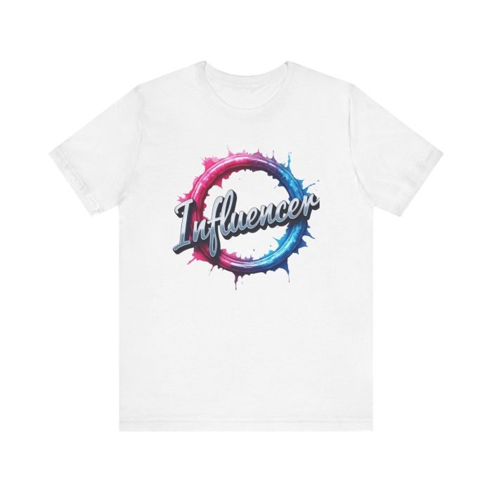 #Influencer Short Sleeve Tee - Perfect for Creators & Trendsetters - Image 7