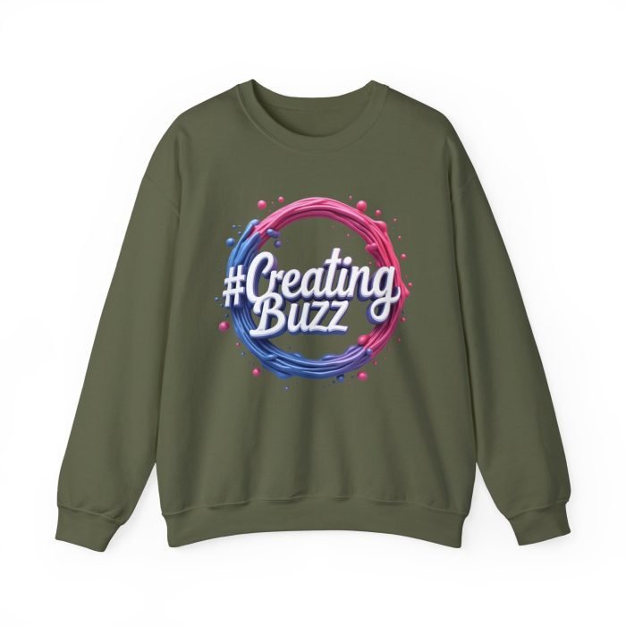 #Creating Buzz Crewneck Sweatshirt | Unisex Heavy Blend™ - Image 14