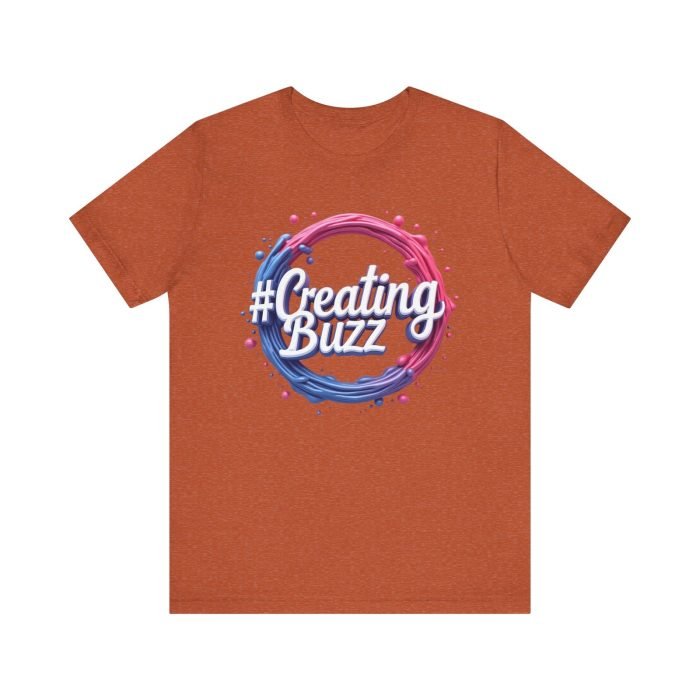 #Creating Buzz Unisex Jersey Tee - Stylish & Vibrant Design for Creative Enthusiasts - Image 17