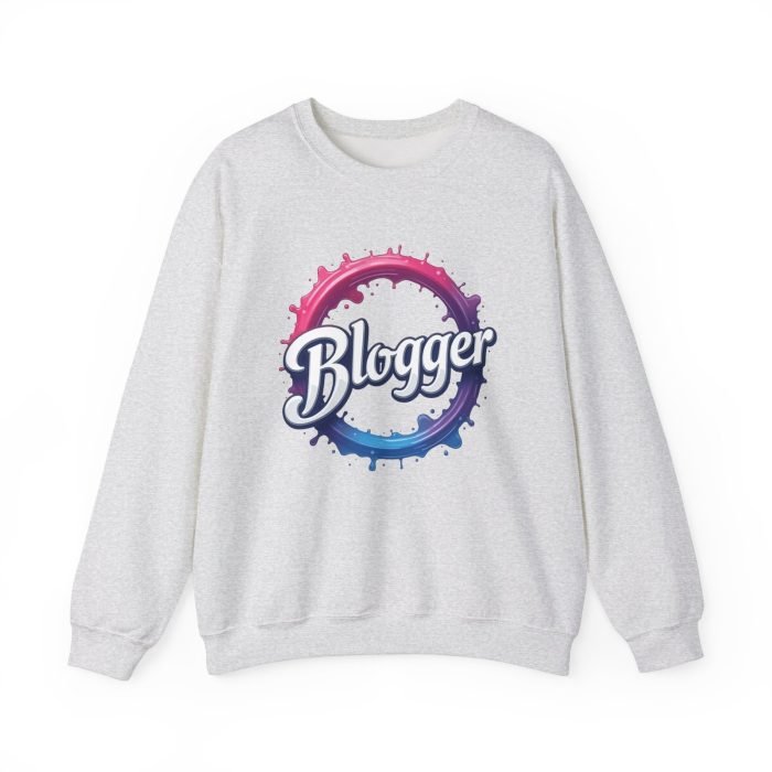 #Blogger Crewneck Sweatshirt - Cozy Unisex Heavy Blend for Creatives - Image 8
